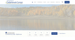 Desktop Screenshot of cedarbrookcamps.com