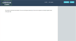 Desktop Screenshot of cedarbrookcamps.org